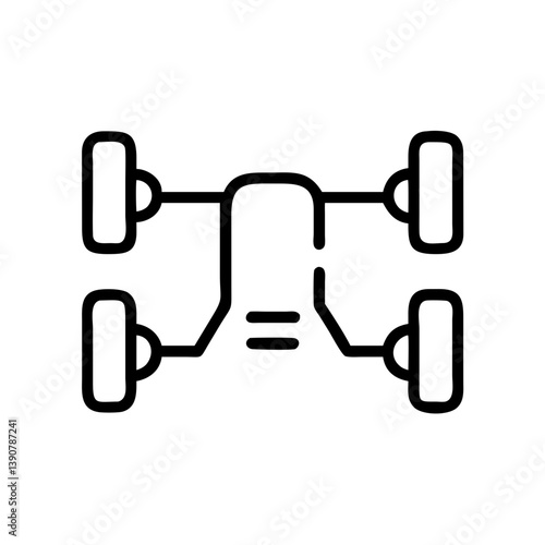 Front-wheel drive icon