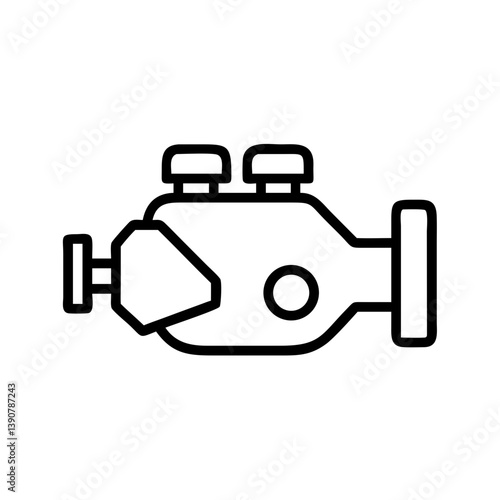 Petrol engine icon