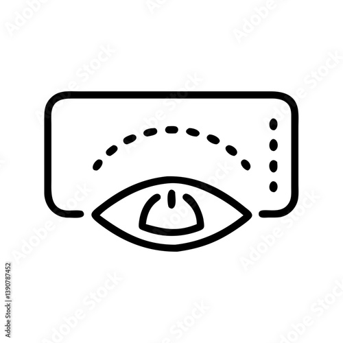 Blind spot monitoring system icon