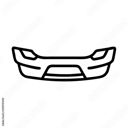 Front bumper icon