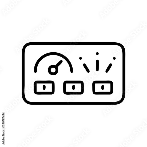 Digital dashboard icon