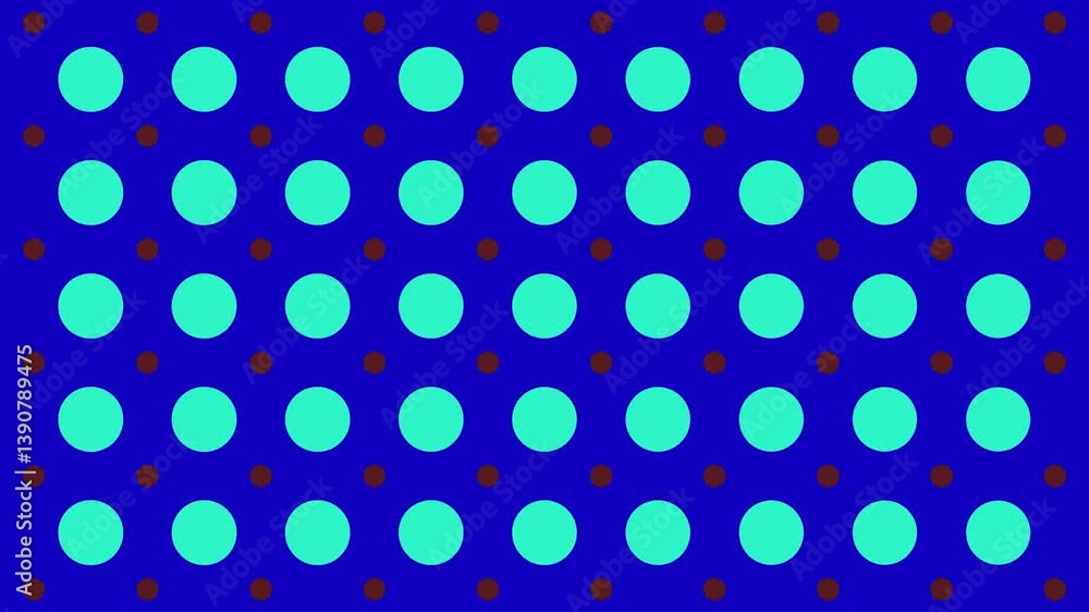 Teal and Brown Polka Dot Pattern. Teal and Brown Polka Dot Pattern.
