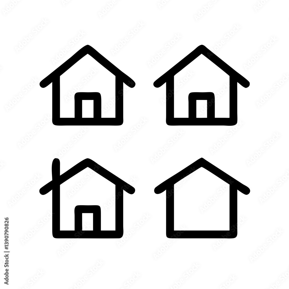 Simple house symbol. Smart home icon collection. Main page pictogram in filled, thin line, outline editable Stroke. House, Technology, Wireless. Professional vector icon.
Simple house symbol. Smart home icon collection. Main page pictogram in filled, thin line, outline editable Stroke. House, Technology, Wireless. Professional vector icon.