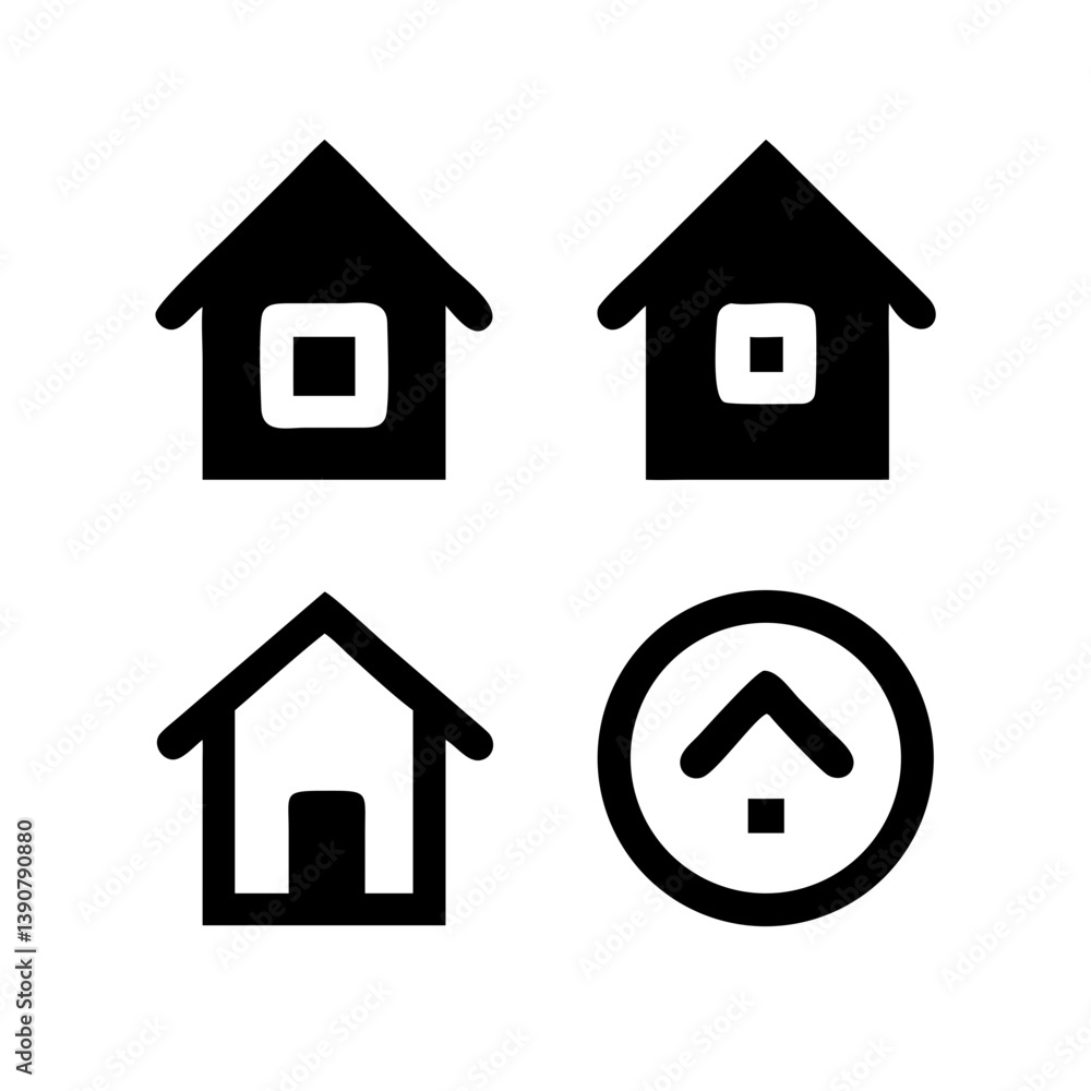 Simple house symbol. Smart home icon collection. Main page pictogram in filled, thin line, outline editable Stroke. House, Technology, Wireless. Professional vector icon.
Simple house symbol. Smart home icon collection. Main page pictogram in filled, thin line, outline editable Stroke. House, Technology, Wireless. Professional vector icon.
