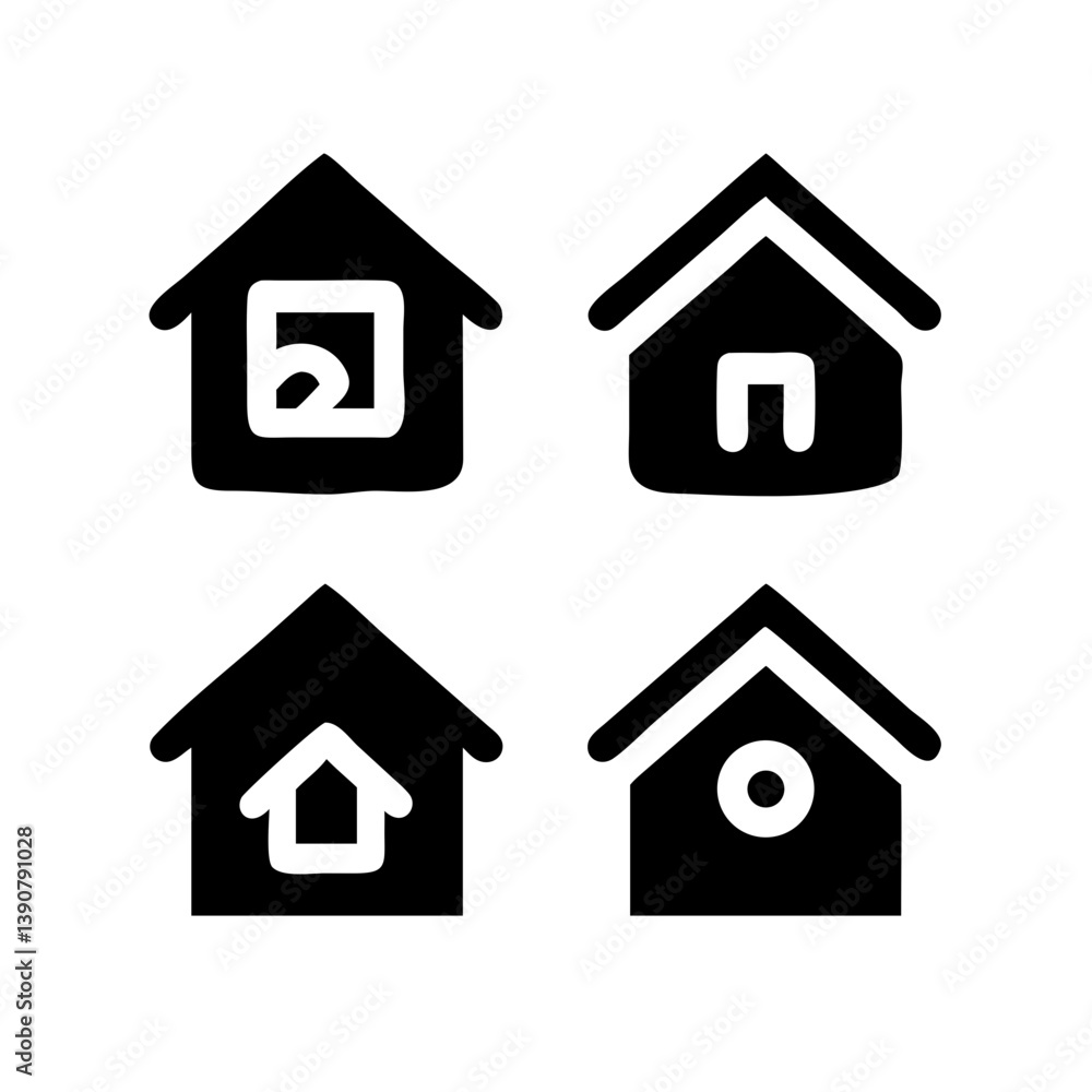 Simple house symbol. Smart home icon collection. Main page pictogram in filled, thin line, outline editable Stroke. House, Technology, Wireless. Professional vector icon.
Simple house symbol. Smart home icon collection. Main page pictogram in filled, thin line, outline editable Stroke. House, Technology, Wireless. Professional vector icon.