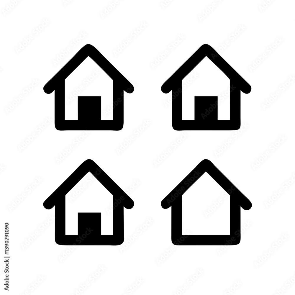 Simple house symbol. Smart home icon collection. Main page pictogram in filled, thin line, outline editable Stroke. House, Technology, Wireless. Professional vector icon.
Simple house symbol. Smart home icon collection. Main page pictogram in filled, thin line, outline editable Stroke. House, Technology, Wireless. Professional vector icon.