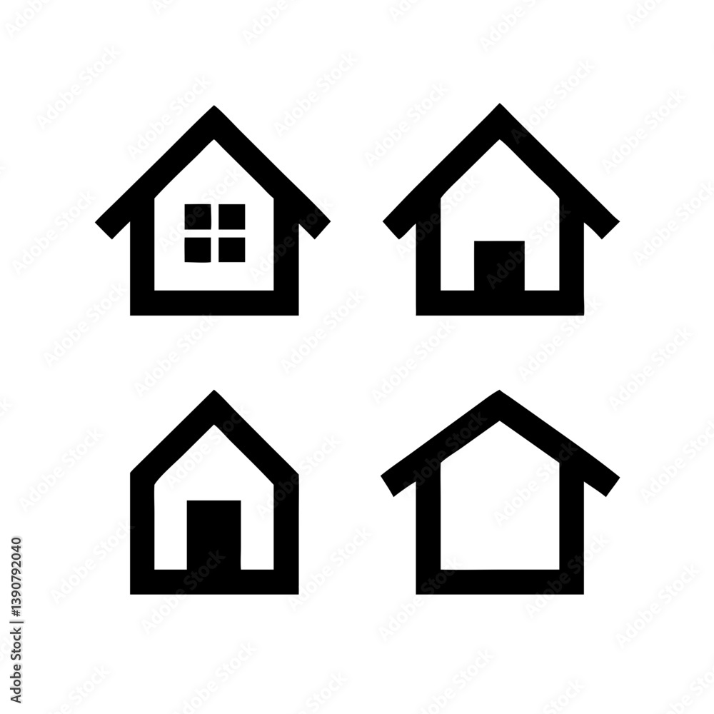 Title: Web home icon for apps and websites. Collection home icons. House symbol.House icon set. Home vector illustration sign. Hotel symbol.
Title: Web home icon for apps and websites. Collection home icons. House symbol.House icon set. Home vector illustration sign. Hotel symbol.