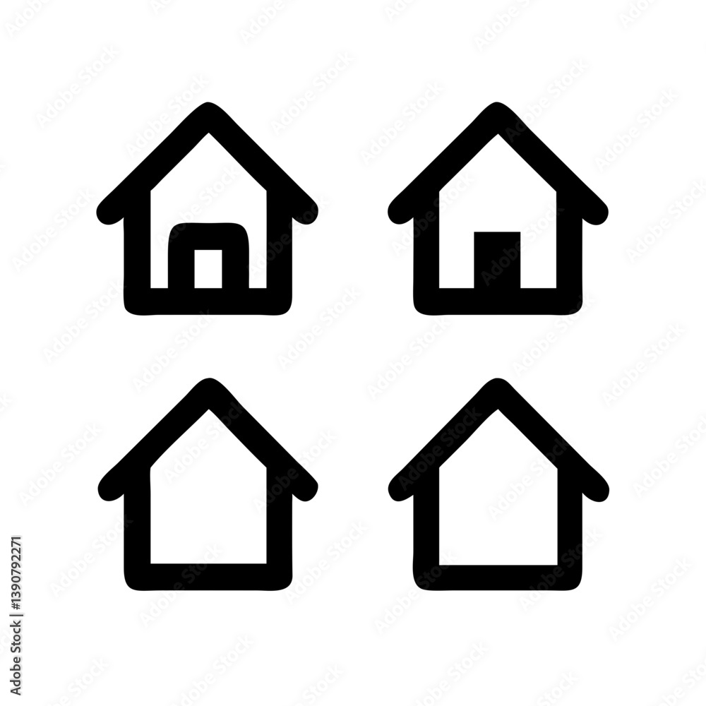 Title: Web home icon for apps and websites. Collection home icons. House symbol.House icon set. Home vector illustration sign. Hotel symbol.
Title: Web home icon for apps and websites. Collection home icons. House symbol.House icon set. Home vector illustration sign. Hotel symbol.