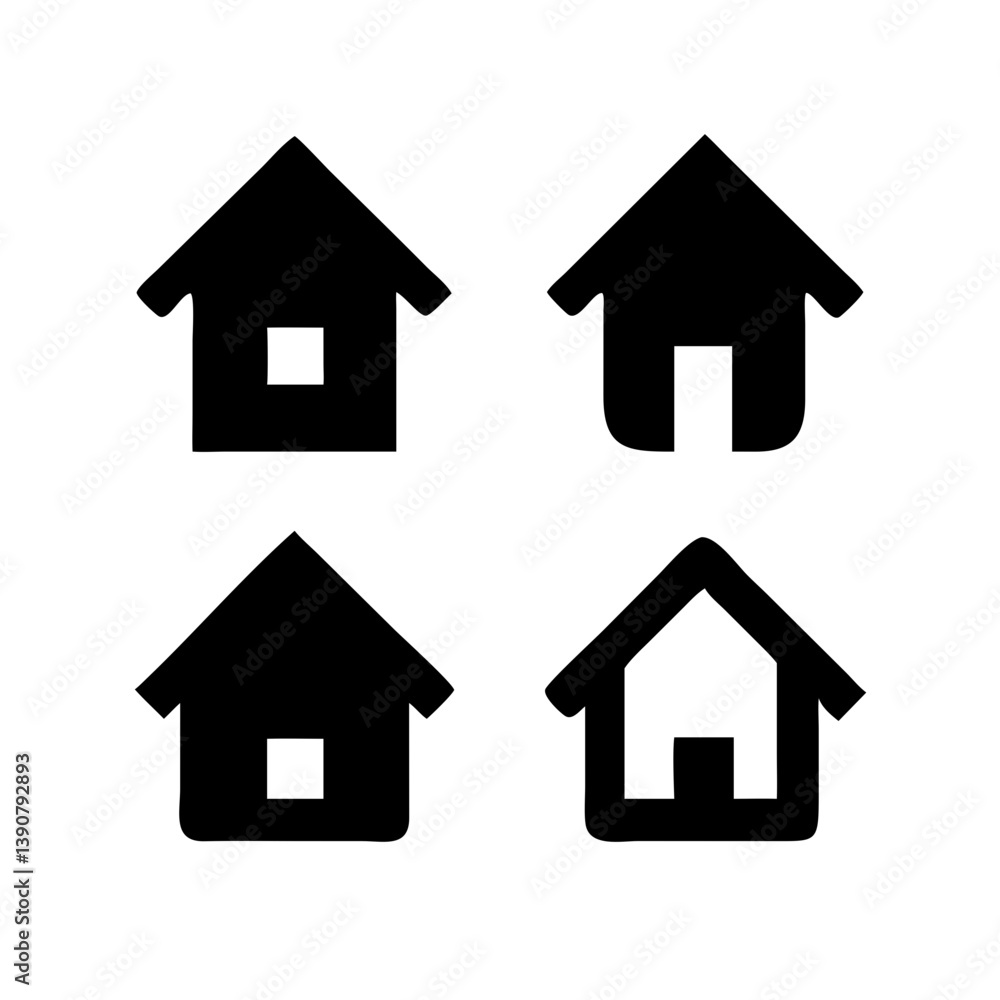 Title: Web home icon for apps and websites. Collection home icons. House symbol.House icon set. Home vector illustration sign. Hotel symbol.
Title: Web home icon for apps and websites. Collection home icons. House symbol.House icon set. Home vector illustration sign. Hotel symbol.