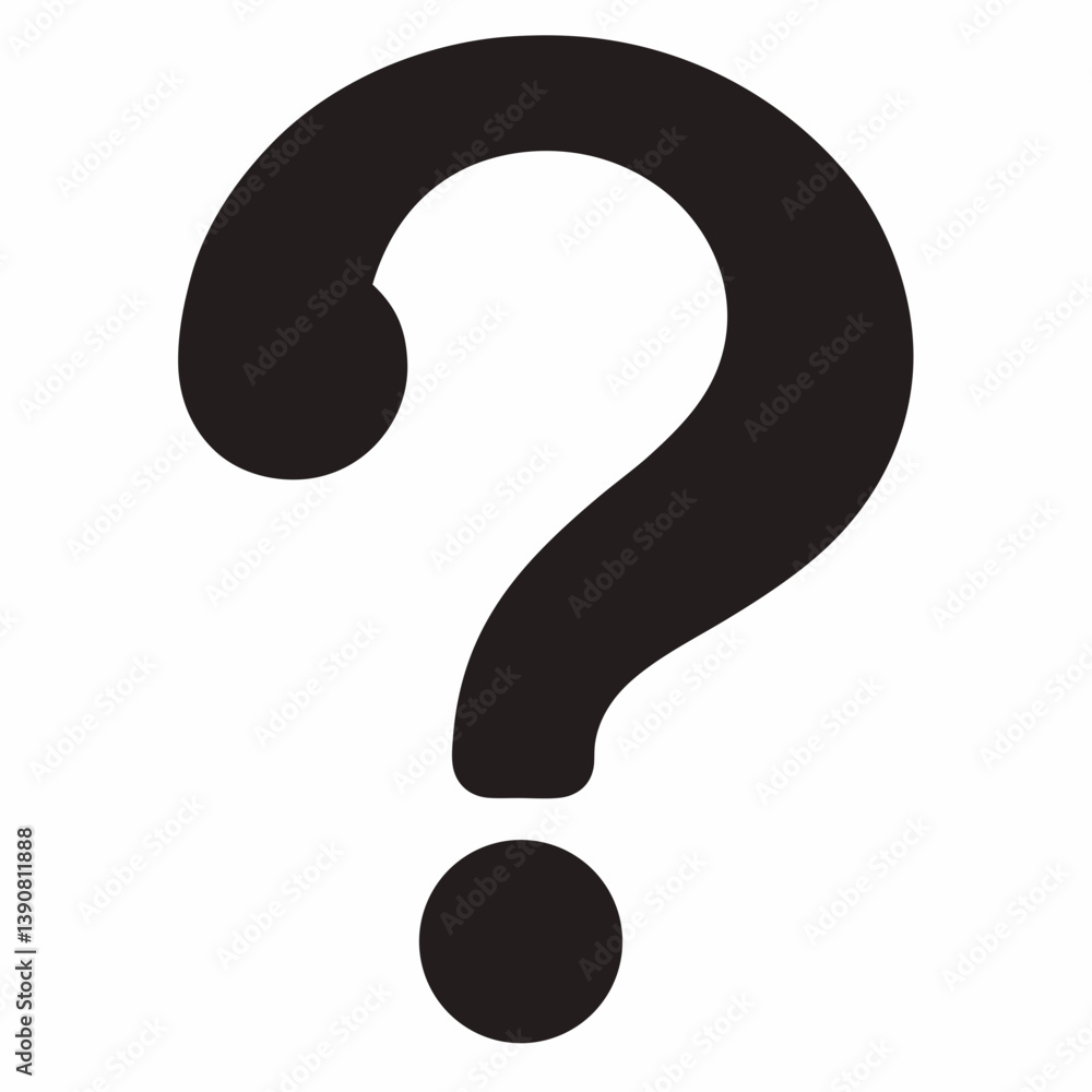 Naklejka premium question mark icon