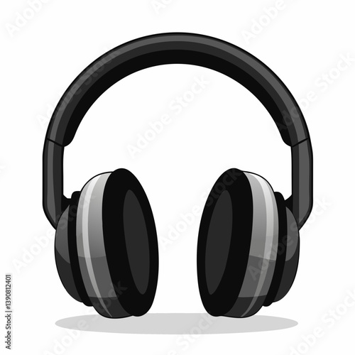 headphones isolated on white background