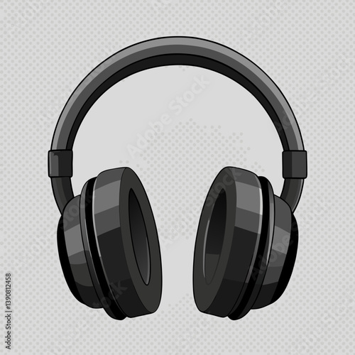 headphones on a white background