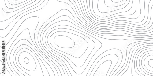 Premium Topographic Line Design in Transparent PNG Format on White Background, Created for Elegant Visual Projects, Creative Presentations, and Minimal Aesthetic Interfaces
