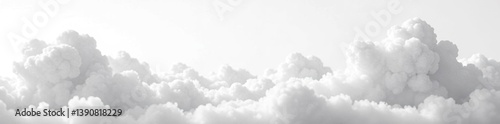 Subtle and elegant monochrome watercolor background resembling soft clouds in a sky,  background,  paint