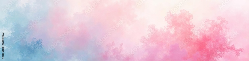 Fototapeta premium Soft and dreamy watercolor background with pastel shades perfect for design projects, gentle, aesthetics
