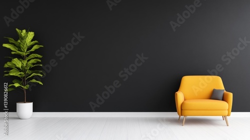 Modern minimalist living room interior design (3)