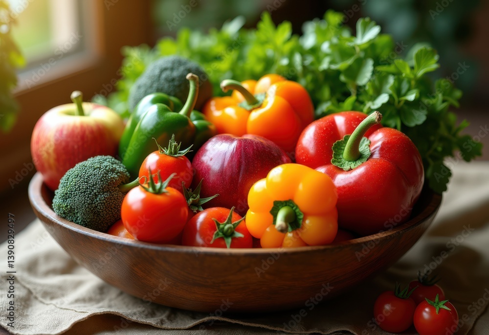 vibrant colorful fruit vegetable arrangement bowl fresh produce still life natural display harvest, healthy, organic, ripe, bright, peel, slice, leaf, platter vibrant colorful fruit vegetable arrangement bowl fresh produce still life natural display harvest, healthy, organic, ripe, bright, peel, slice, leaf, platter