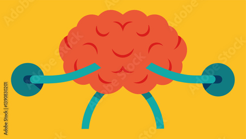 Flexible Mindset A brain depicted as a rubber band stretching and bending signifying the importance of flexibility and adaptability in thinking when facing new challenges.