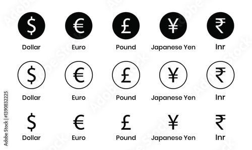 world currencies icons set, all country currencies icons, icon set, currency icon set
