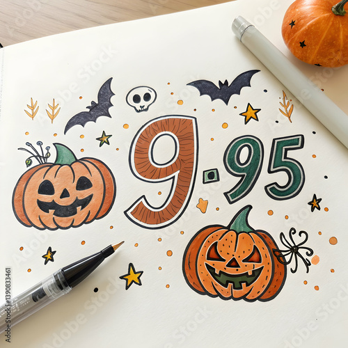 Halloween gingerbread between black cobweb