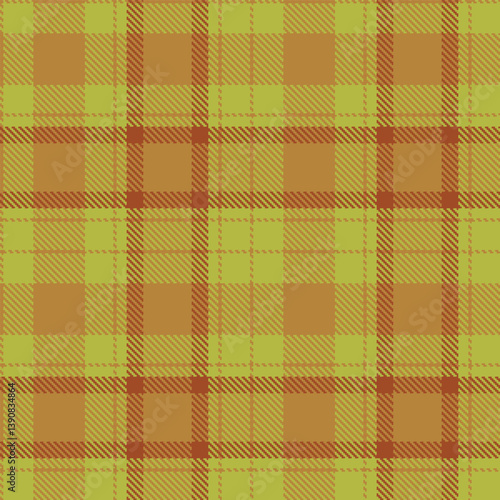 Dusty leather and Dusky booger Seamless Tartan Fabric Design