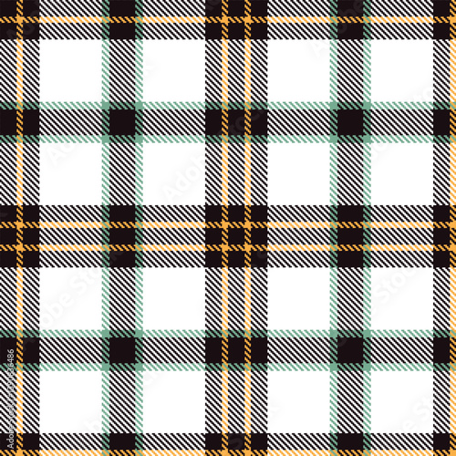 Sandy very dark brown and Vivid butterscotch Seamless Tartan Fabric Design