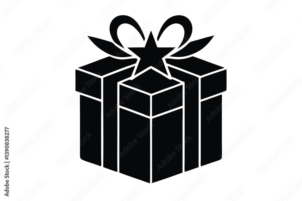 Obraz premium gift box with ribbon