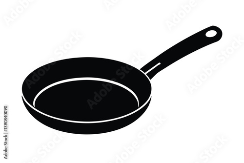 frying pan isolated on white