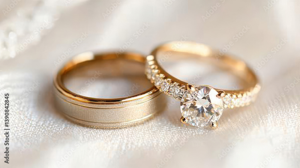 Capturing wedding rings in photographs is a vital element of nuptial shoots, emphasizing the beauty and emotional weight of a couple's bond through detailed macro imagery Capturing wedding rings in photographs is a vital element of nuptial shoots, emphasizing the beauty and emotional weight of a couple's bond through detailed macro imagery