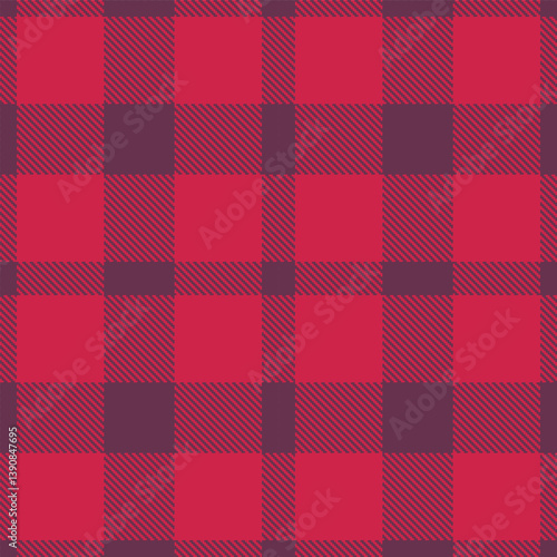 Wallpaper Mural Plaid pattern seamless. Rich dirty purple & Fire ruby Tartan Fabric Design.  Torontodigital.ca