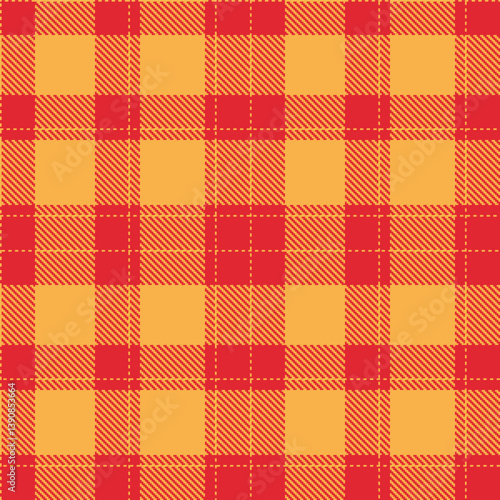 Cool butterscotch Tartan patterns fabric texture. Contemporary Vintage cherry Seamless Tartan