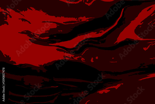 
abstract art background in red