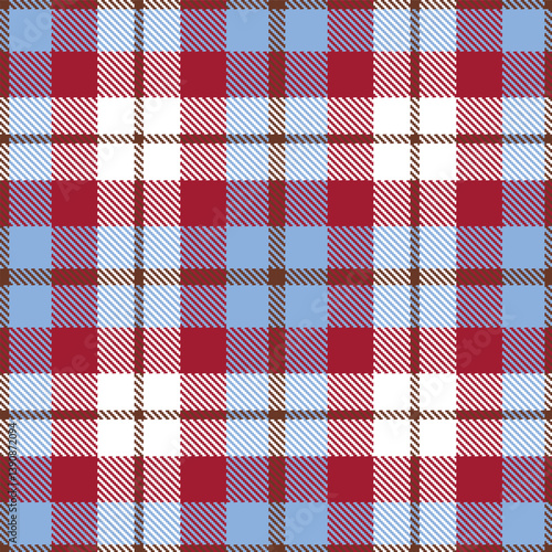 Wallpaper Mural Pastel brown and Pale carolina blue Seamless Tartan Fabric Design Torontodigital.ca