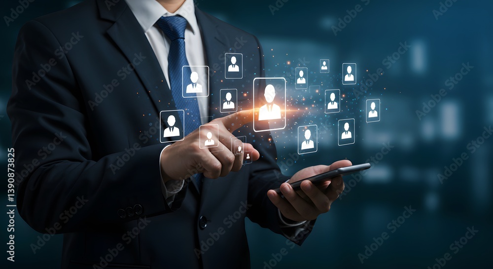 Digital Recruitment Revolution, Futuristic Networking Solutions, HR Technology Innovation, Online Profile Selection, Modern Business Connectivity.
Digital Recruitment Revolution, Futuristic Networking Solutions, HR Technology Innovation, Online Profile Selection, Modern Business Connectivity.