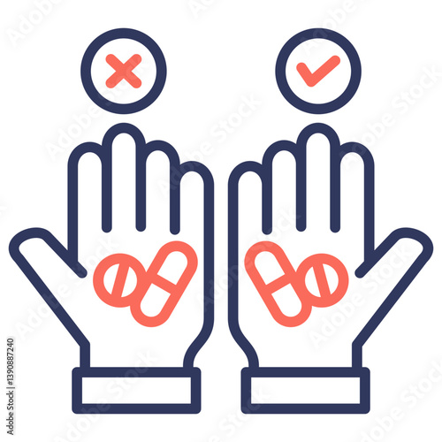 Placebo Effect Dual Tone Icon