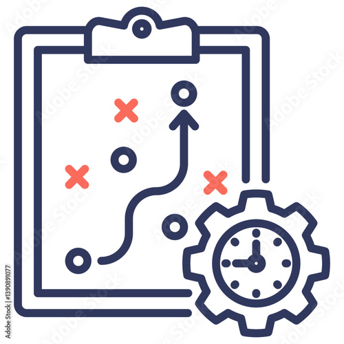 Project Plan Dual Tone Icon