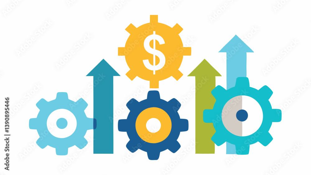 Cogs and Gears Gears interlocking with financial symbols like dollar signs and upward arrows symbolizing the mechanical efficiency of algorithmdriven trades. Cogs and Gears Gears interlocking with financial symbols like dollar signs and upward arrows symbolizing the mechanical efficiency of algorithmdriven trades.