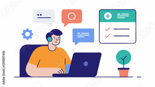 Accessibility Features A developer working on accessibility features such as voice controls and large text options ensuring the app is inclusive for all users.
