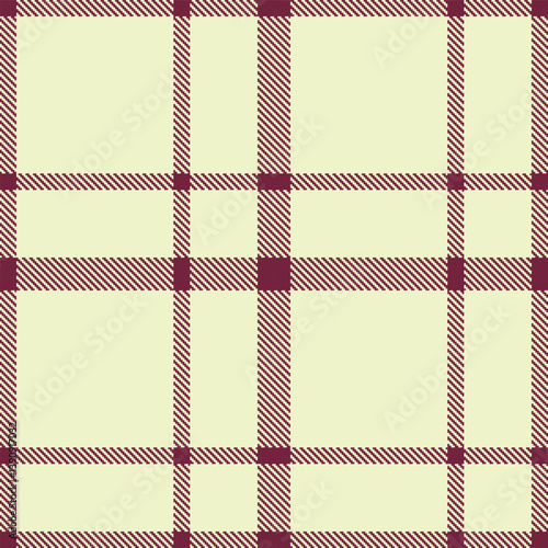 Pastel merlot and Warm ecru Seamless Tartan Fabric Design