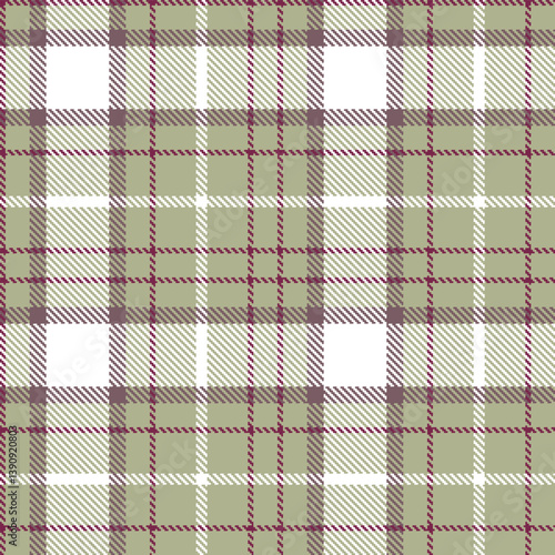Timeless Pale bland & Smoky merlot Seamless Tartan Fabric Design