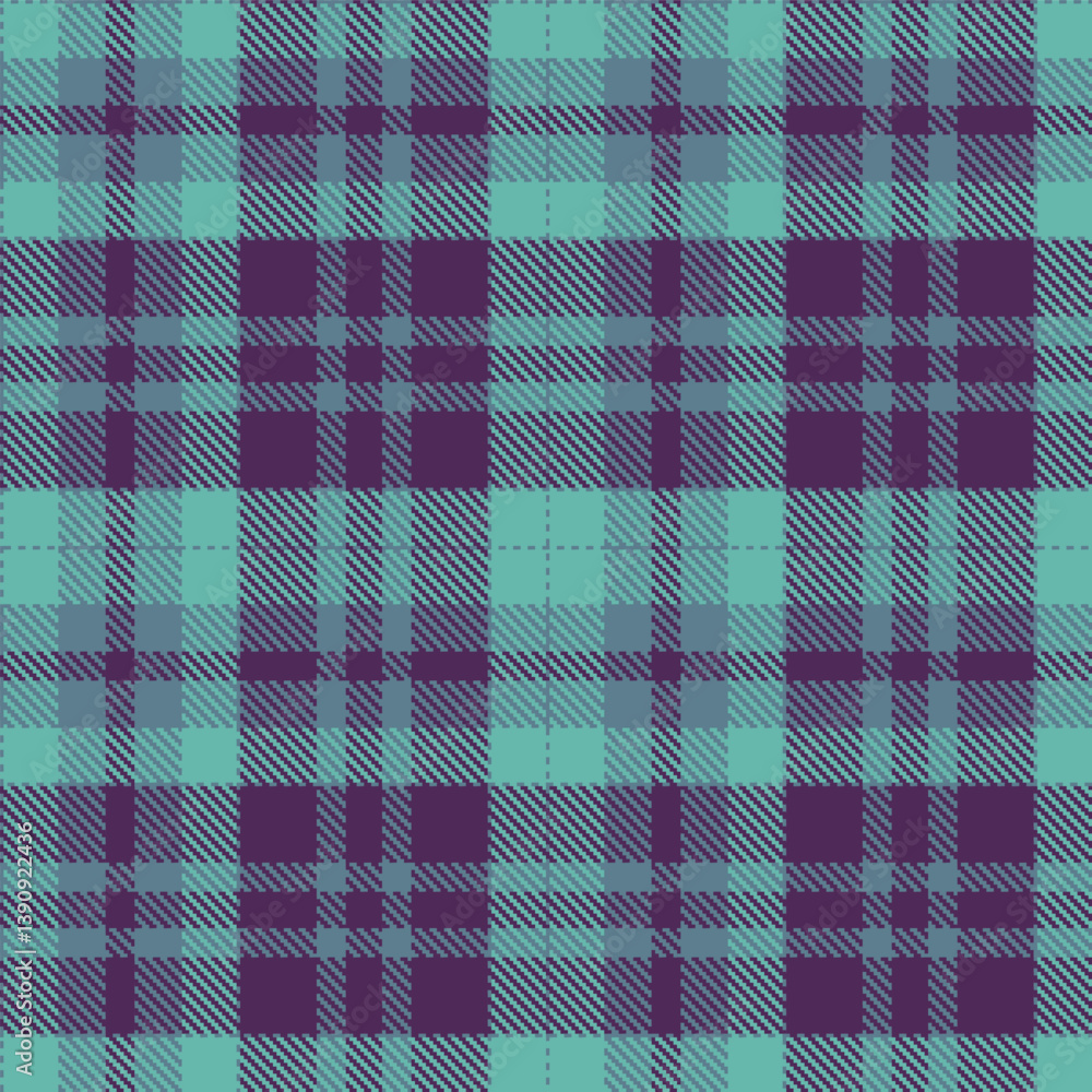 Smoky blue grey and Pale deep violet Seamless Tartan Fabric Design Smoky blue grey and Pale deep violet Seamless Tartan Fabric Design
