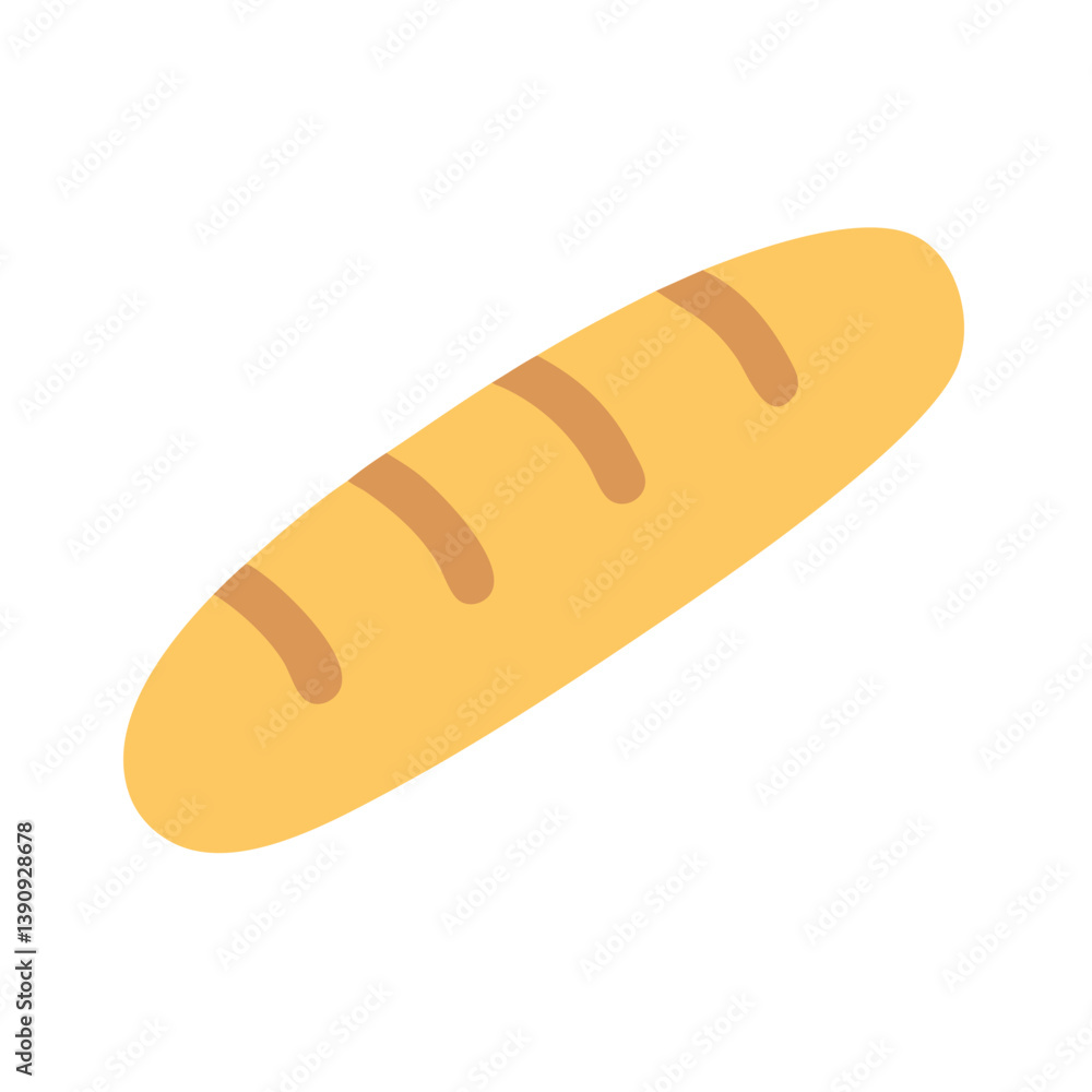 Baguette Icon Vector Design Baguette Icon Vector Design