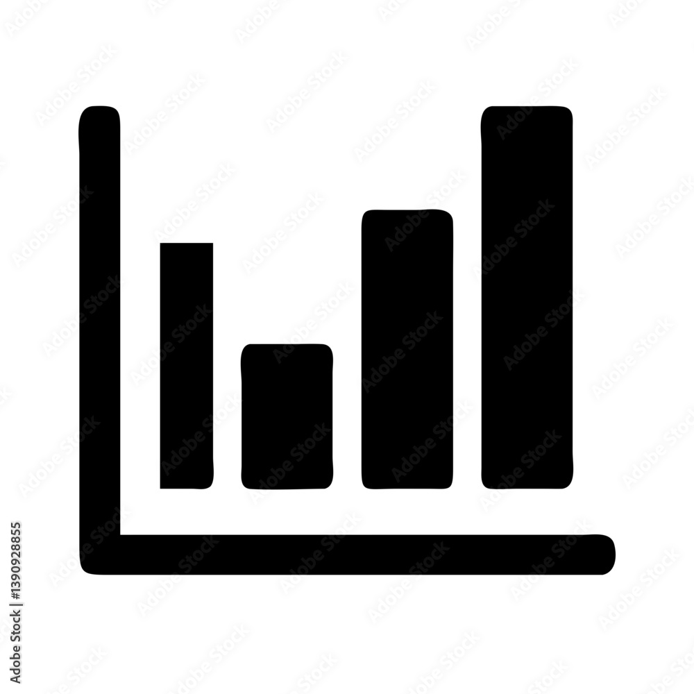 Bar Chart Icon Vector Design Bar Chart Icon Vector Design