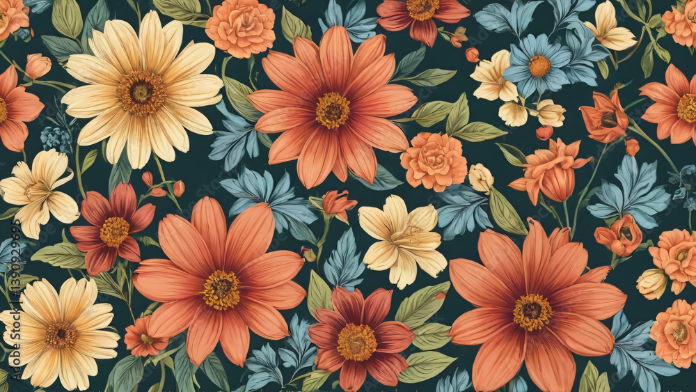 seamless floral pattern seamless floral pattern