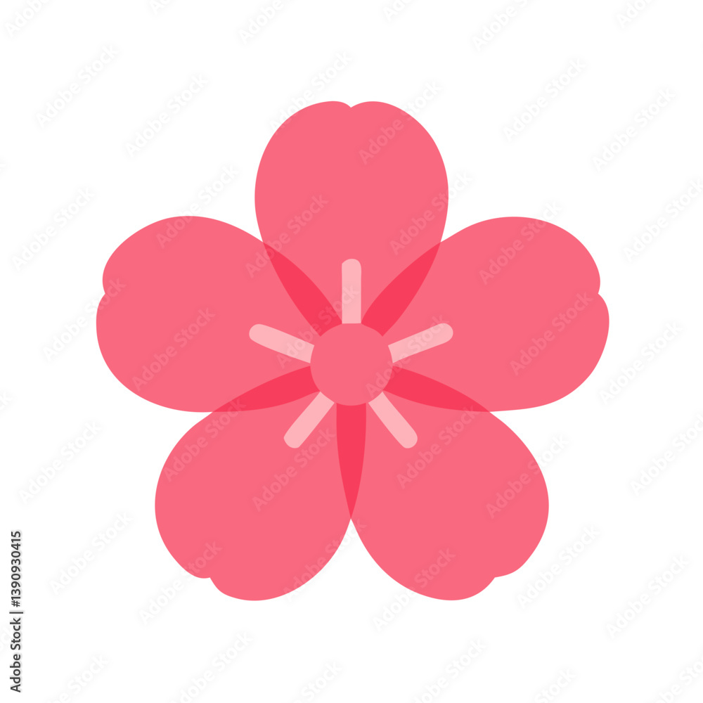 Cherry Blossom Icon Vector Design Cherry Blossom Icon Vector Design