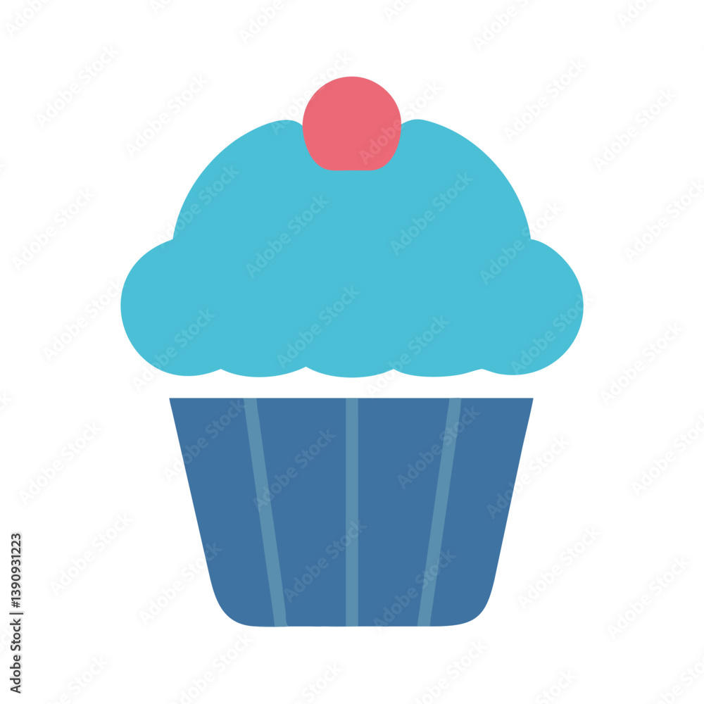 Cupcake Icon Vector Design Cupcake Icon Vector Design