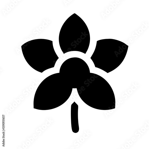 Delphinium Icon Vector Design