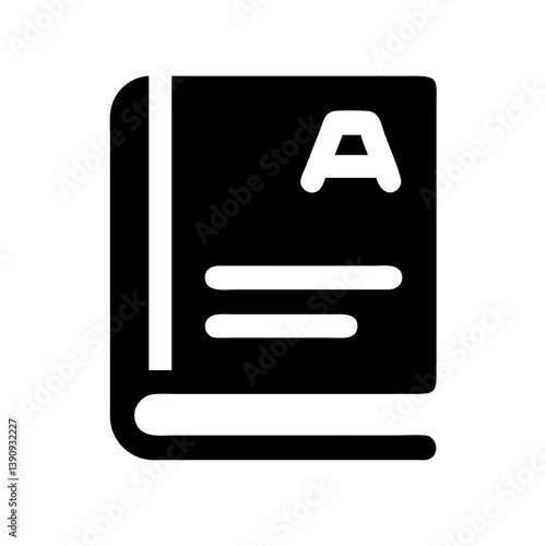 Dictionary Icon Vector Design