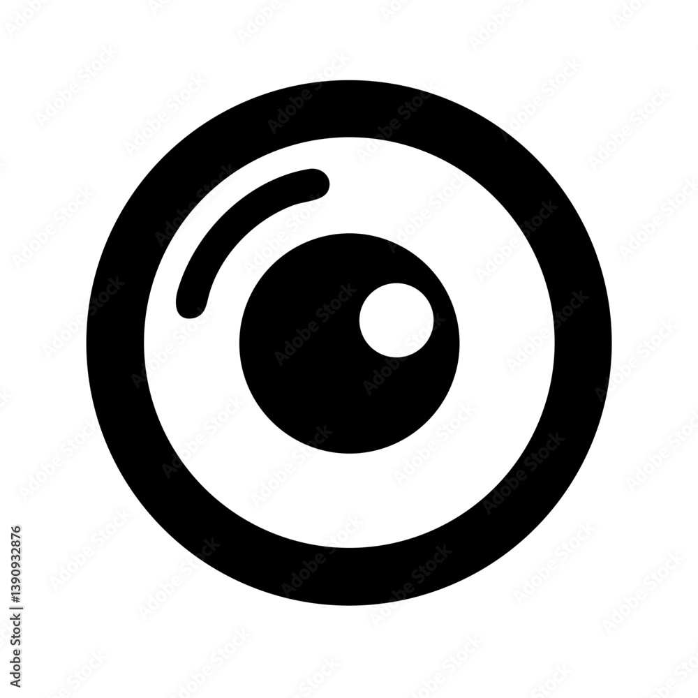 Eye Ball Icon Vector Design Eye Ball Icon Vector Design