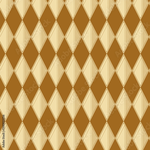 Harlequin diamonds seamless vector pattern